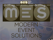 Tablet Screenshot of moderneventsolutions.com